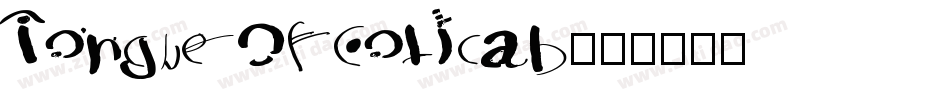 Tongue Of Colicab字体转换